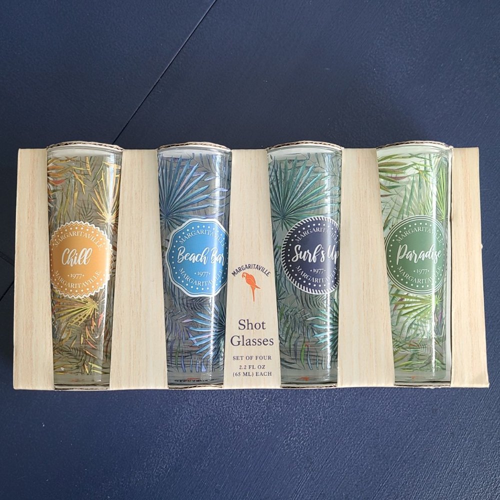 Set of 4 Margaritaville Shot Glasses